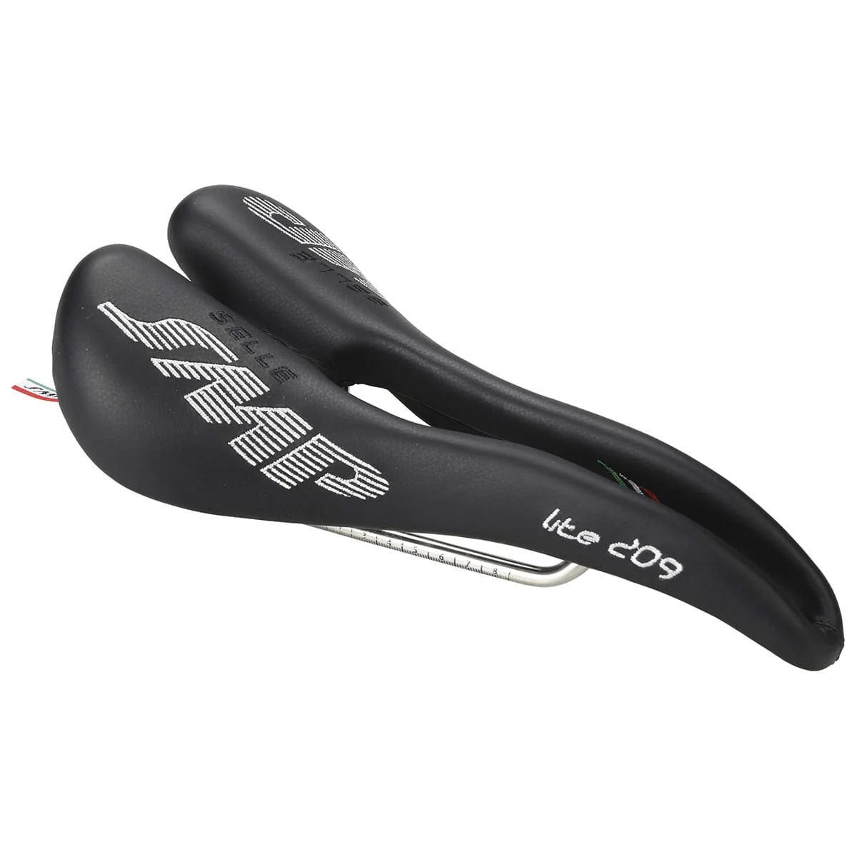 Selle SMP LITE 209 Largeur 139mm Rails Inox Noir