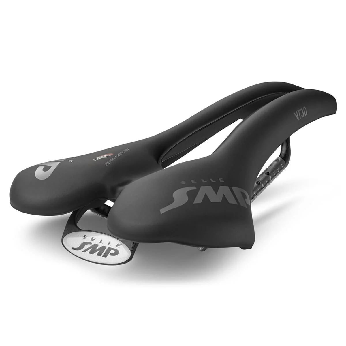 Selle SMP VT30 Largeur 155mm Rails Carbone Noir
