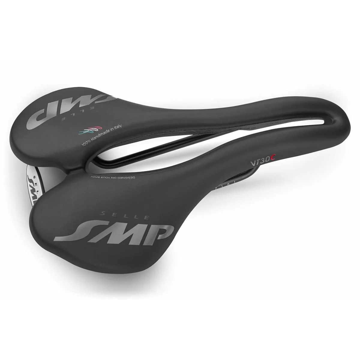 Selle SMP VT30C Largeur 155mm Rails Acier Noir - Image 6