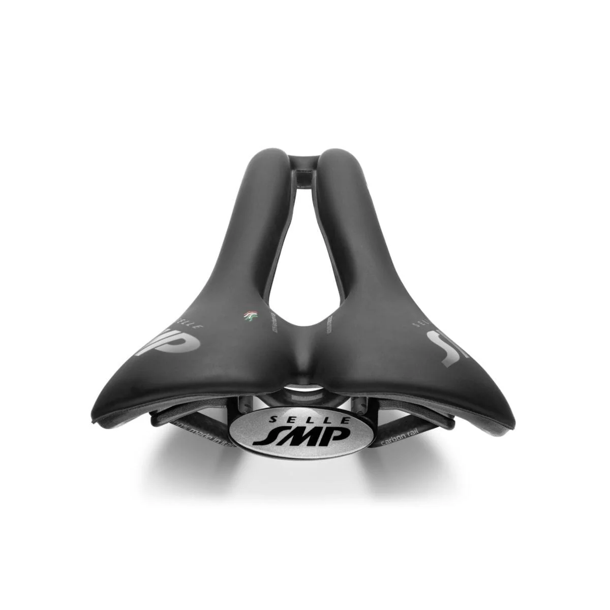 Selle SMP WELL GEL Largeur 144mm Rails Carbone Noir - Image 3
