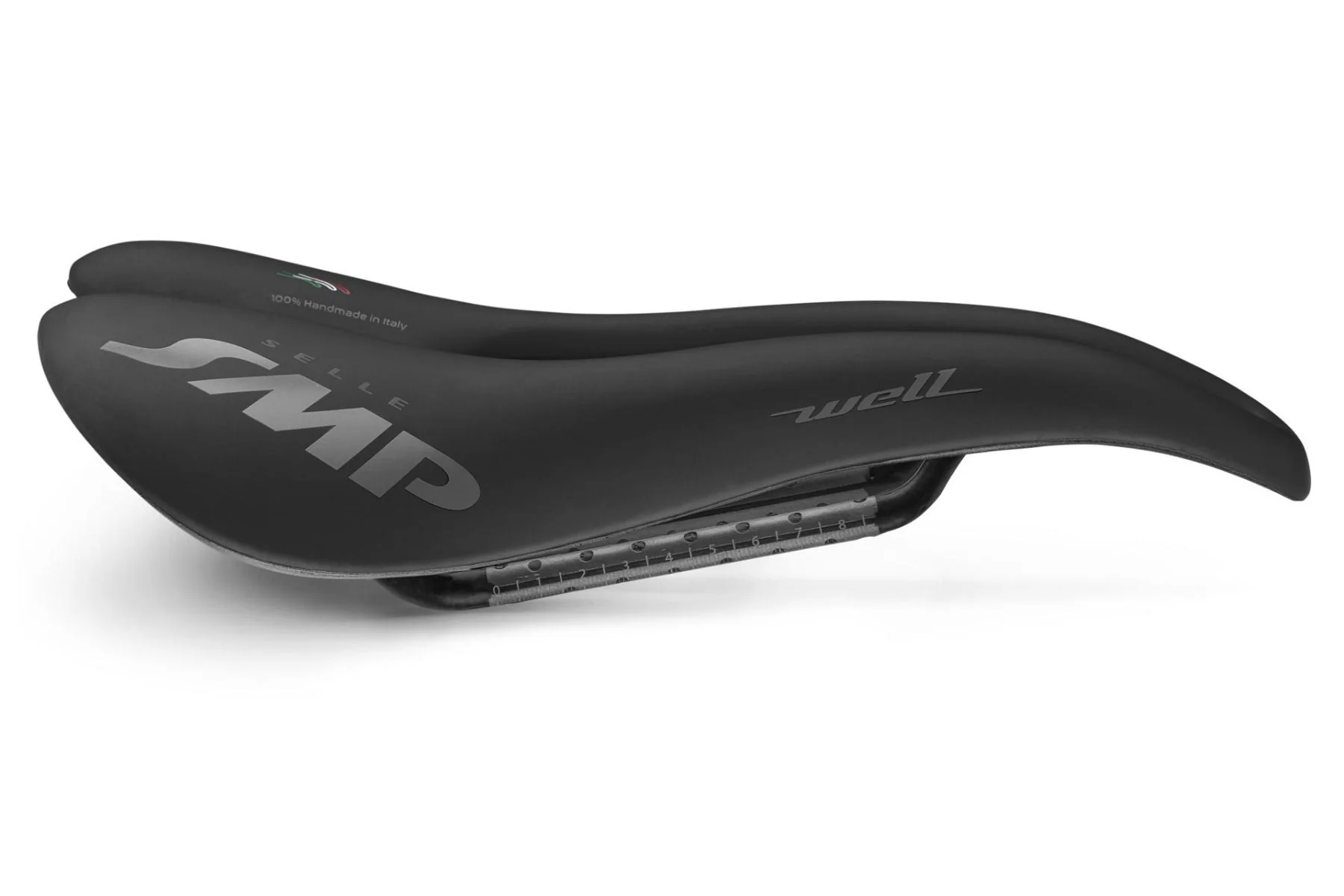 Selle SMP WELL Largeur 144mm Rails Carbone Noir - Image 3