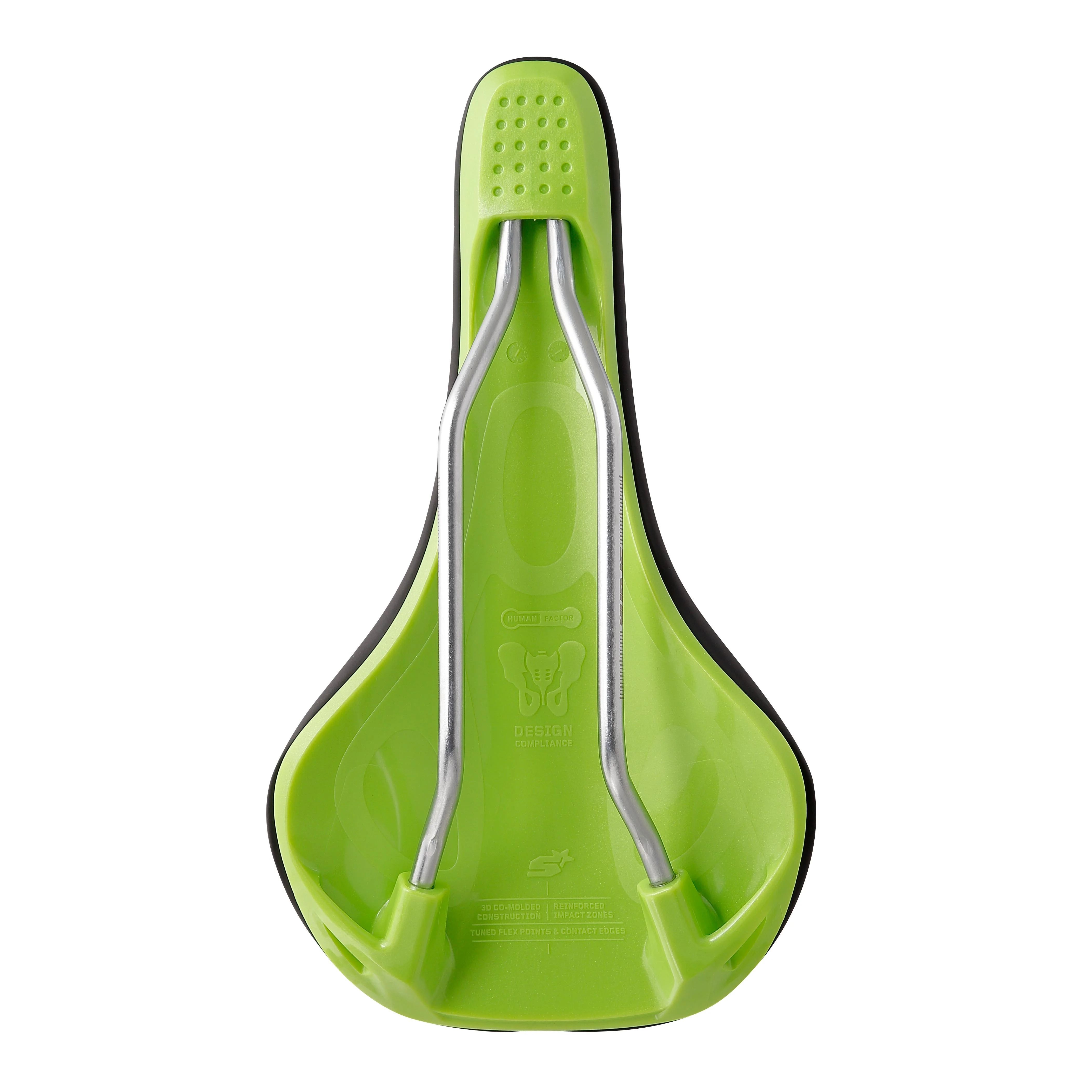 Selle SPANK OOZY 220 144mm Rails CrN/Ti Vert - Image 3