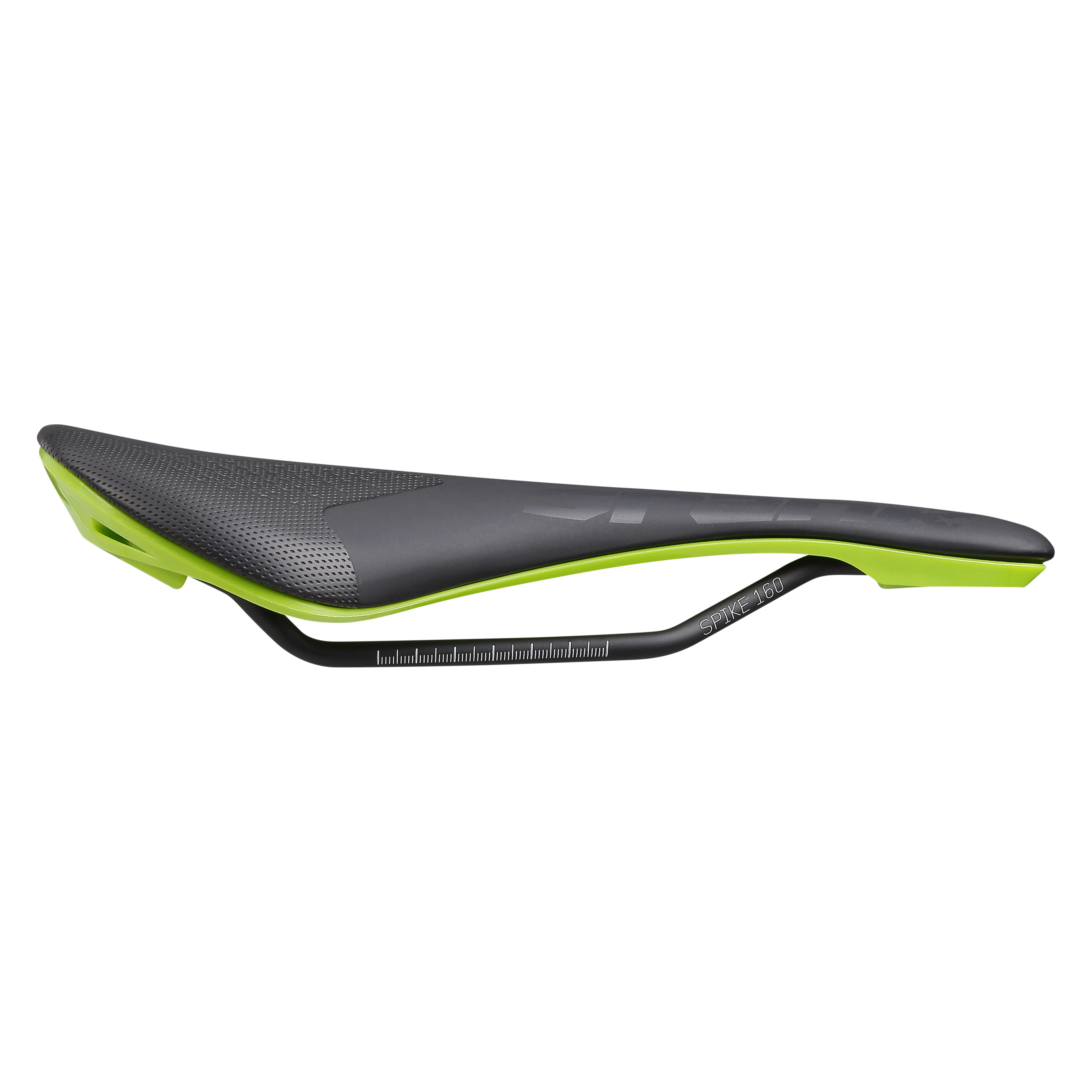 Selle SPANK SPIKE 160 Cuir Rails CrMo Vert