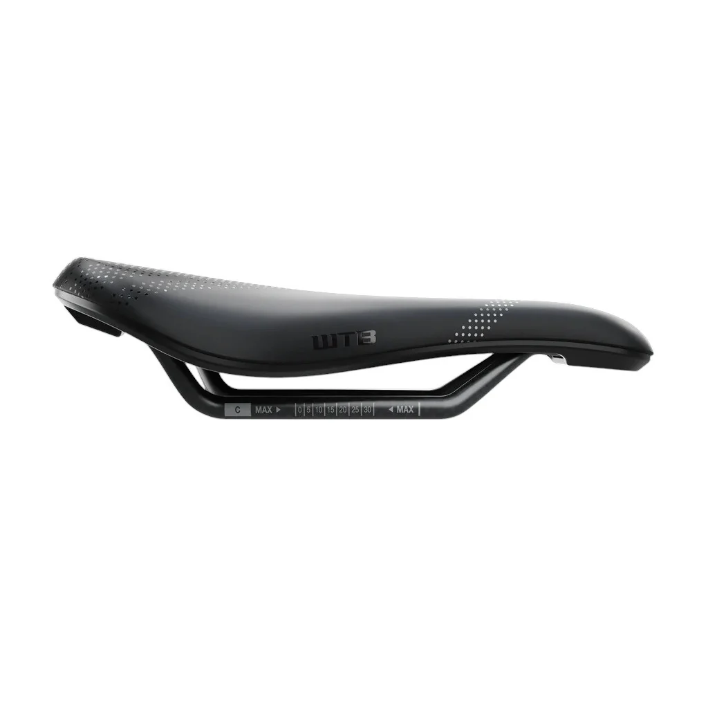 Selle WTB SOLANO SL FUSION Medium 142mm Rails Carbone Noir