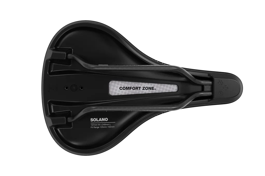 Selle WTB SOLANO SL FUSION Wide 157mm Rails Carbone Noir - Image 2