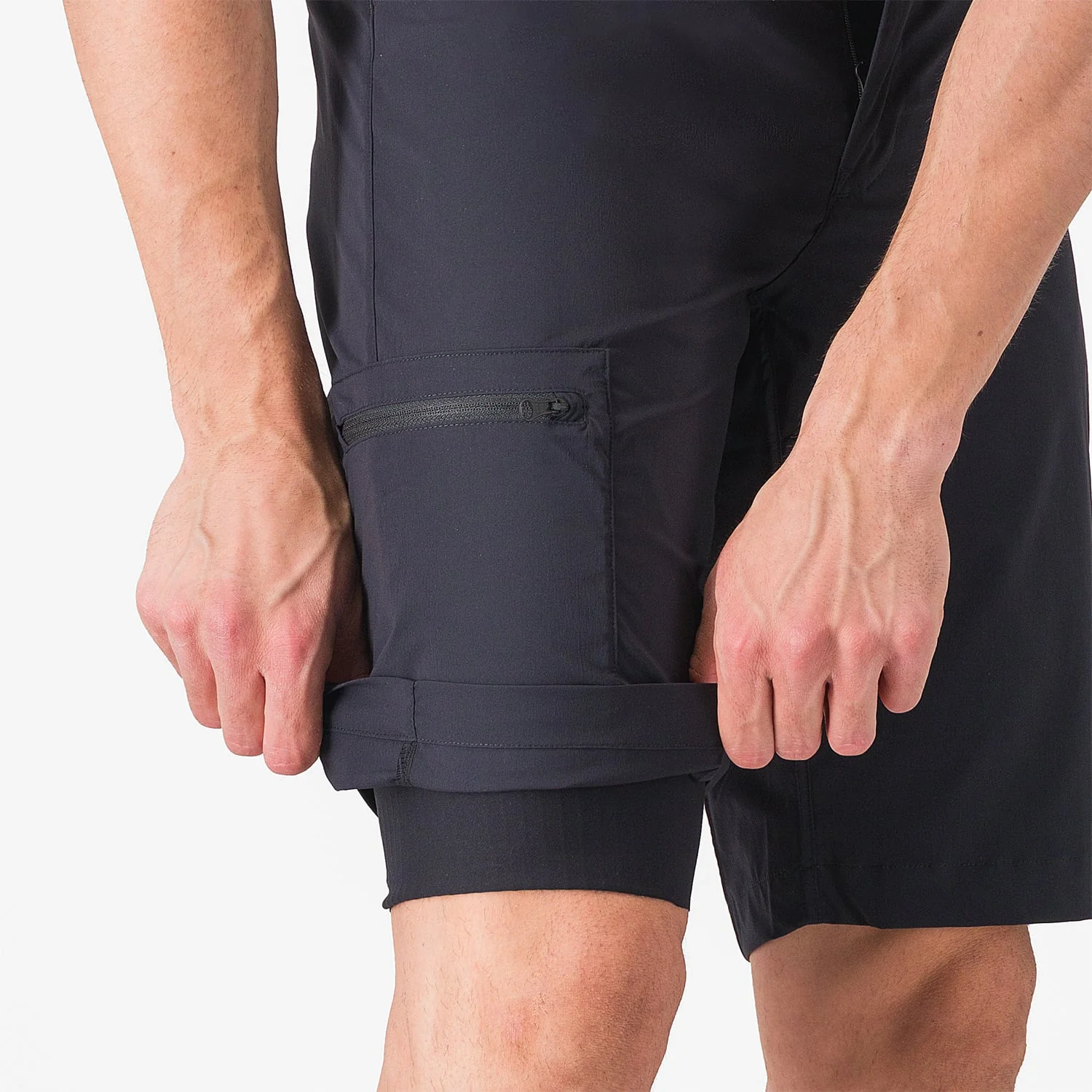 Short CASTELLI UNLIMITED ADVENTURE BAGGY Noir - Image 6