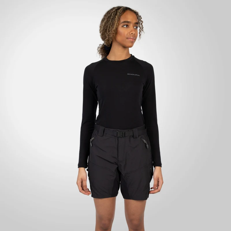 Short ENDURA HUMMVEE LINER Femme Noir - Image 4