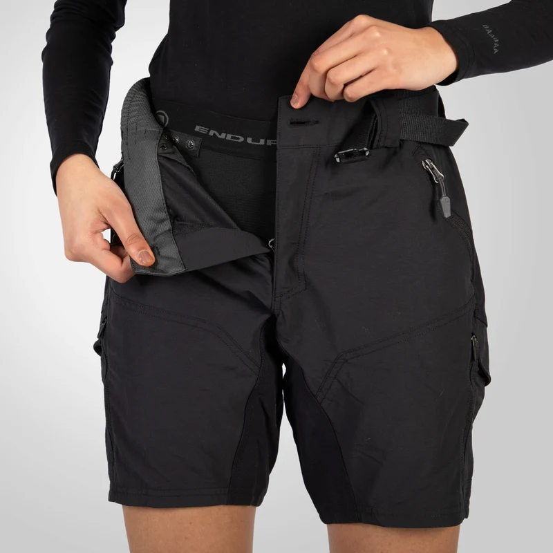 Short ENDURA HUMMVEE LINER Femme Noir - Image 7