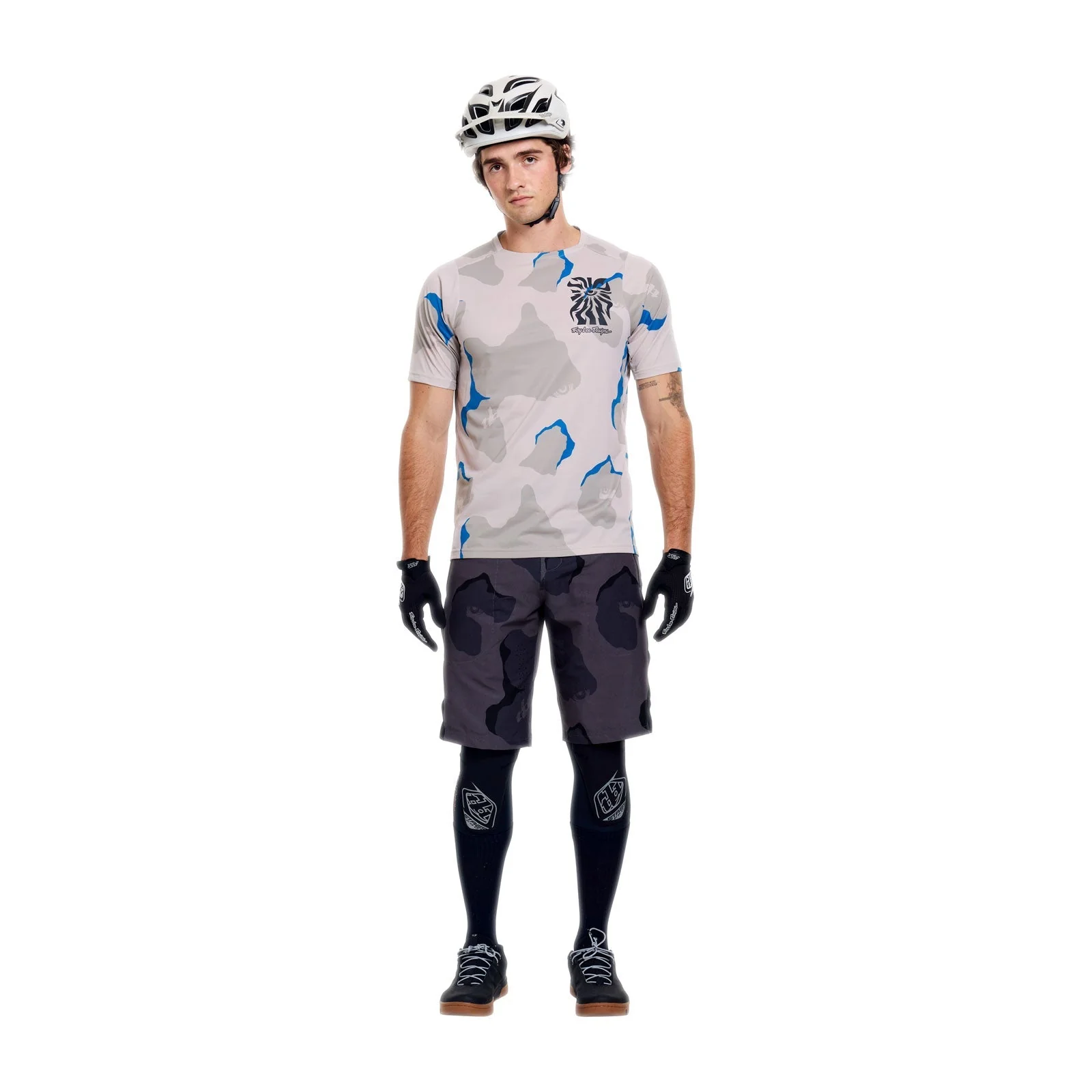 Short TROY LEE DESIGNS SKYLINE PRO  FLOW CAMO Carbon avec Liner BN3TH - Image 2