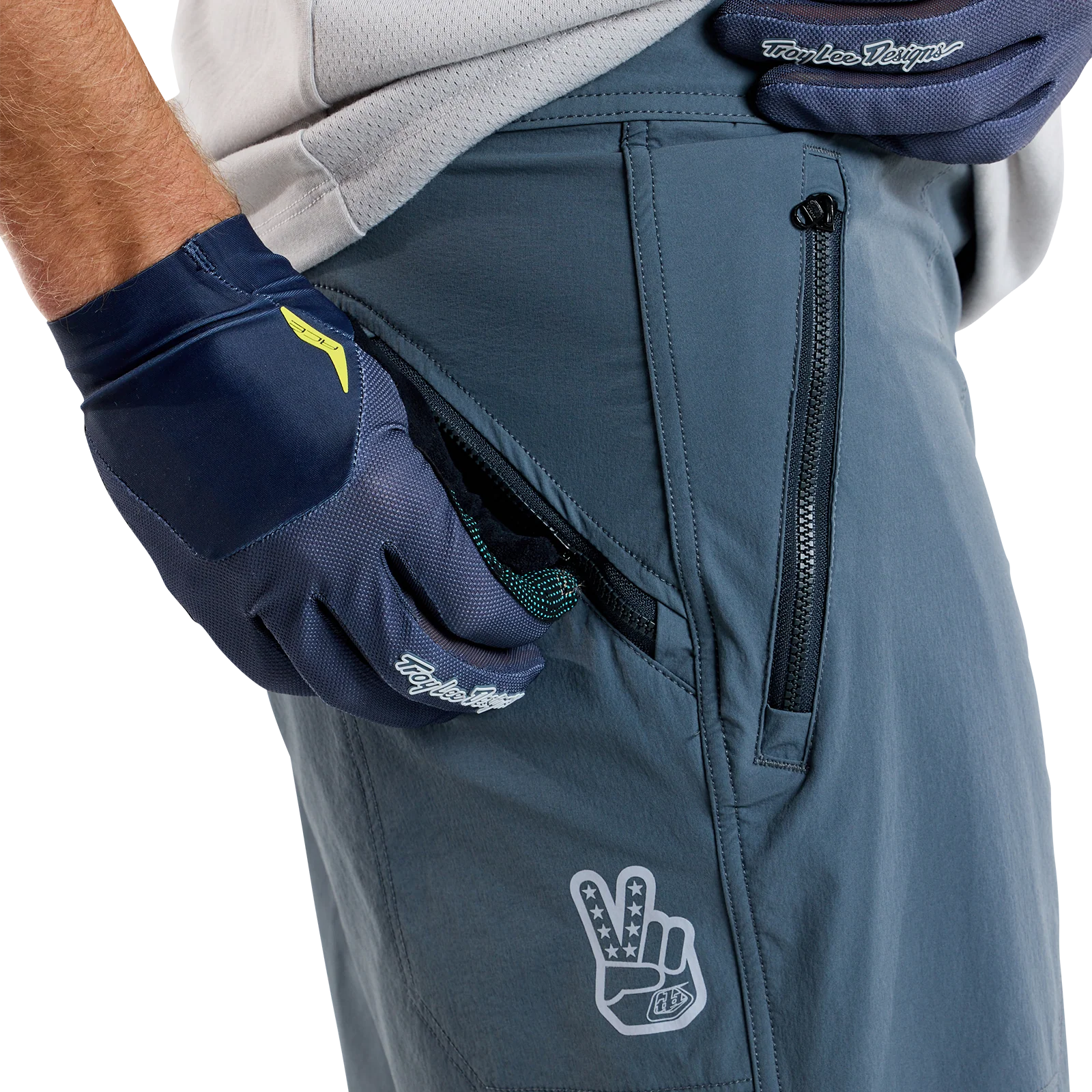 Short TROY LEE DESIGNS SKYLINE TRAIL MONO Bleu - Image 4