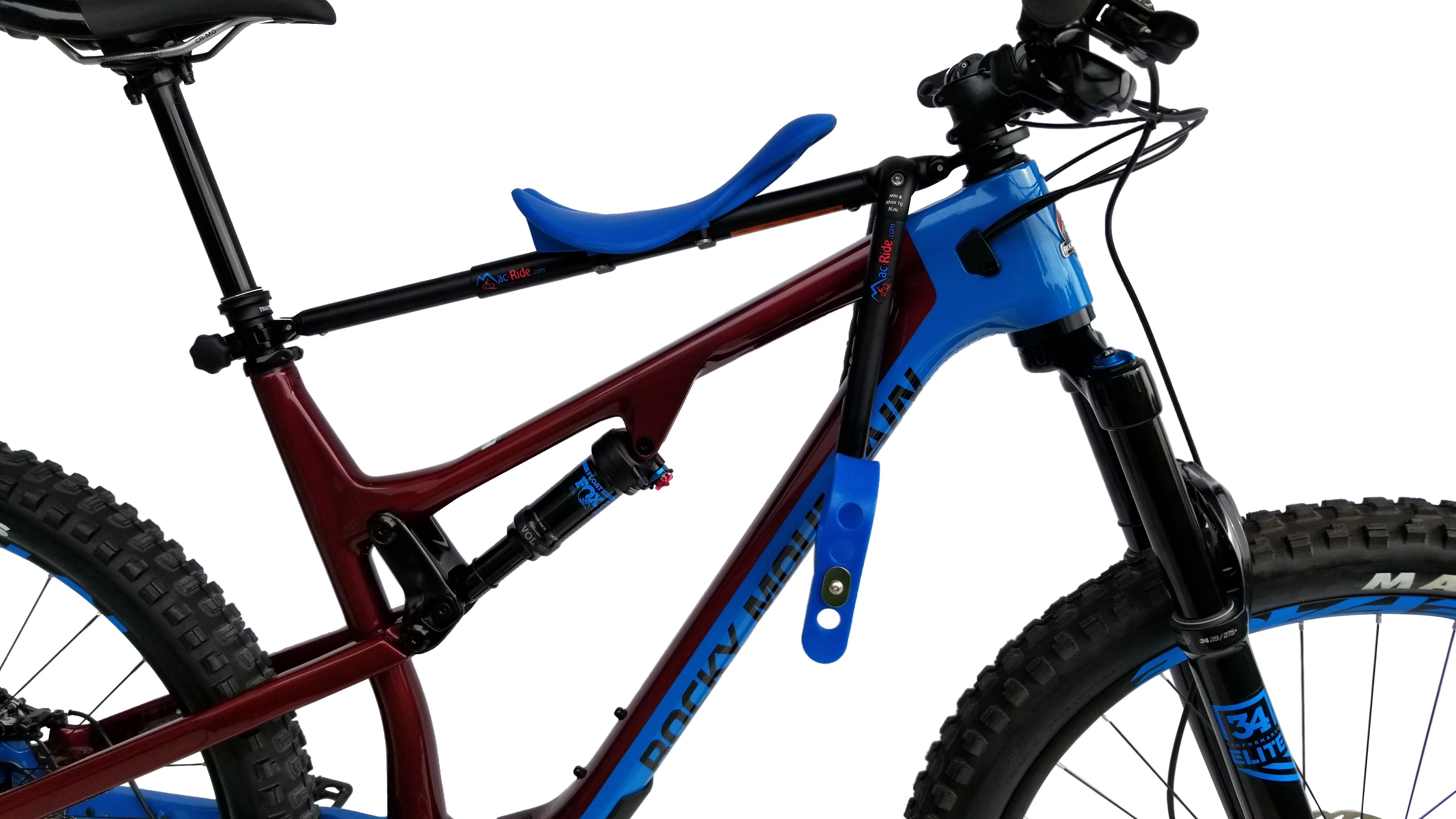 Siège Porte-Bébé MAC RIDE pour Pivot 1"1/8 Complet Bleu - Image 3