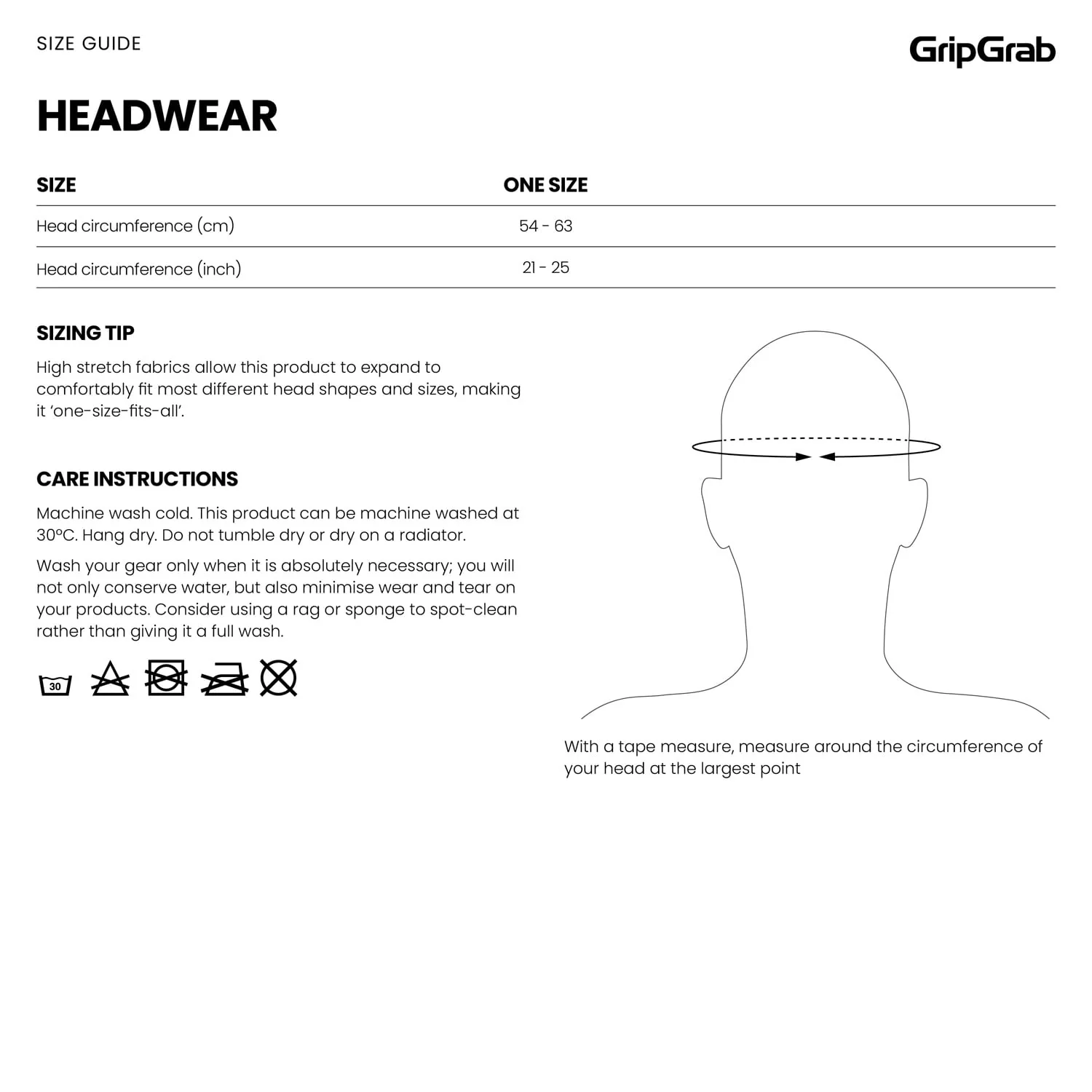 Sous Casque GRIPGRAB UPF 50+ Noir - Image 9
