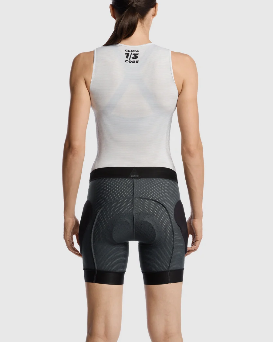 Sous-Short ASSOS TRAIL TACTICA HP T3 Femme Gris - Image 7