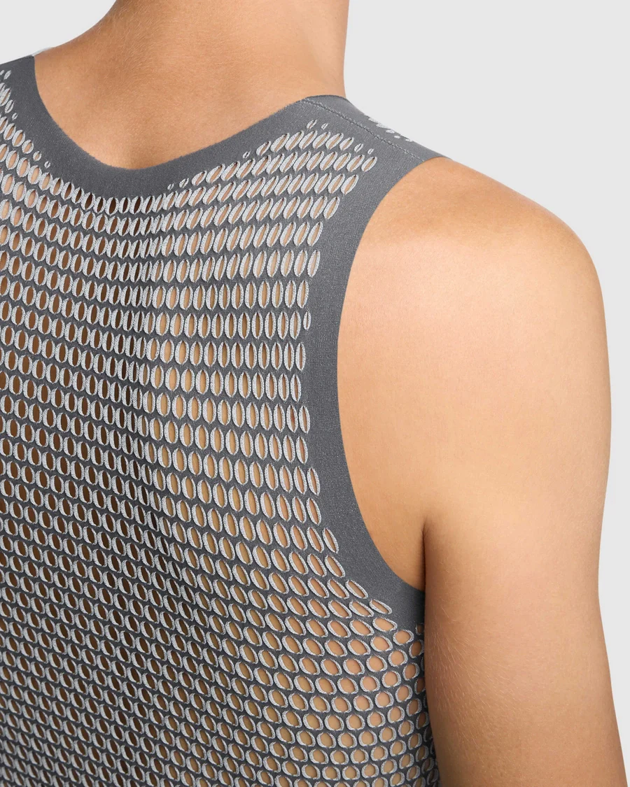 Sous Vêtement ASSOS EQUPE NS SKIN P1 Sans Manches Gris - Image 5