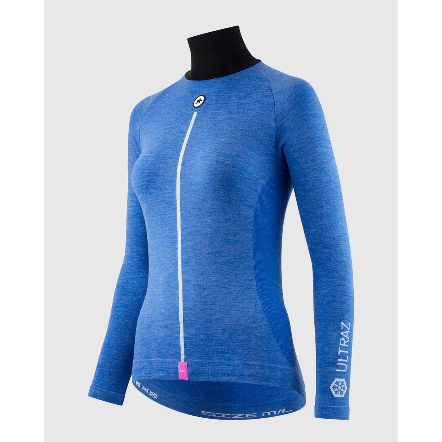 Sous-Vêtement ASSOS ULTRAZ WINTER SKIN P1 Manches Longues Femme Calypso Blu - Image 3