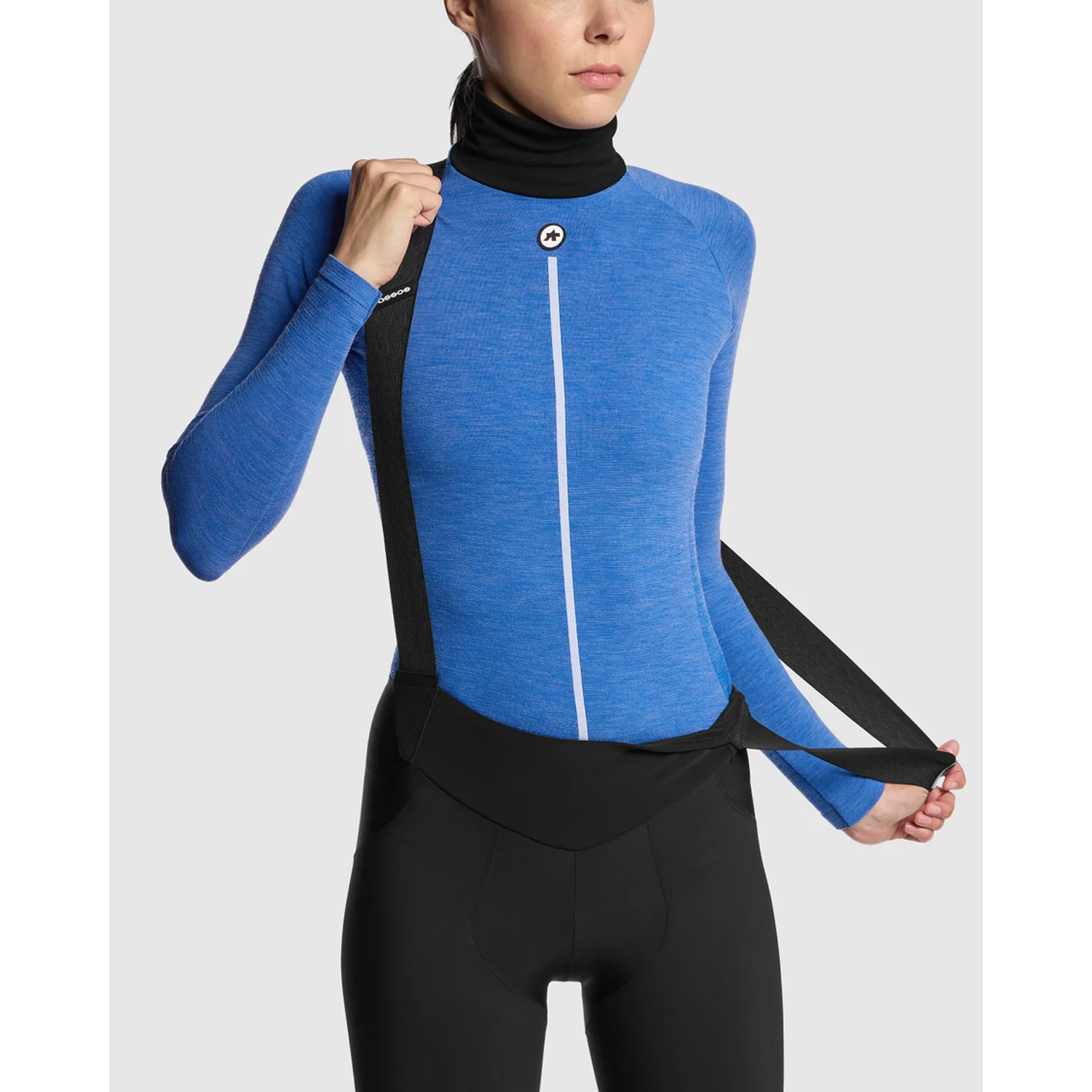 Sous-Vêtement ASSOS ULTRAZ WINTER SKIN P1 Manches Longues Femme Calypso Blu - Image 6