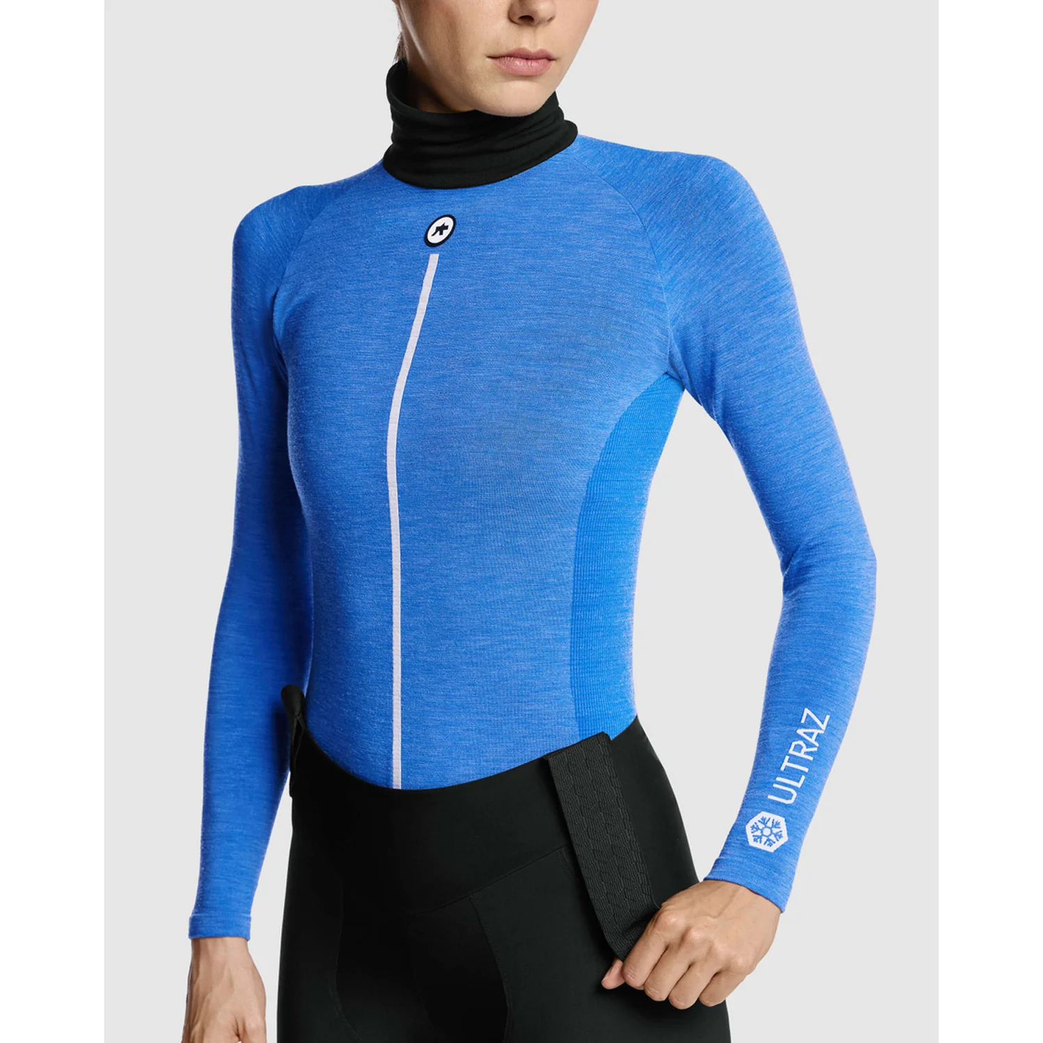 Sous-Vêtement ASSOS ULTRAZ WINTER SKIN P1 Manches Longues Femme Calypso Blu - Image 7