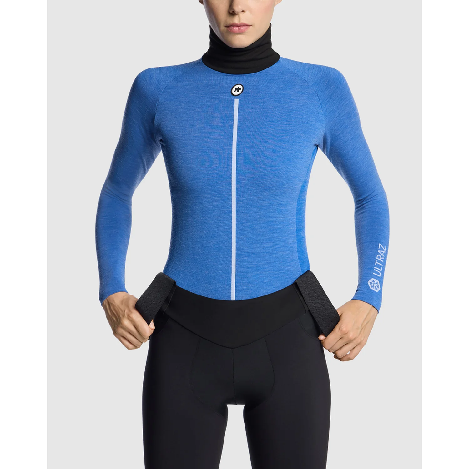 Sous-Vêtement ASSOS ULTRAZ WINTER SKIN P1 Manches Longues Femme Calypso Blu - Image 8