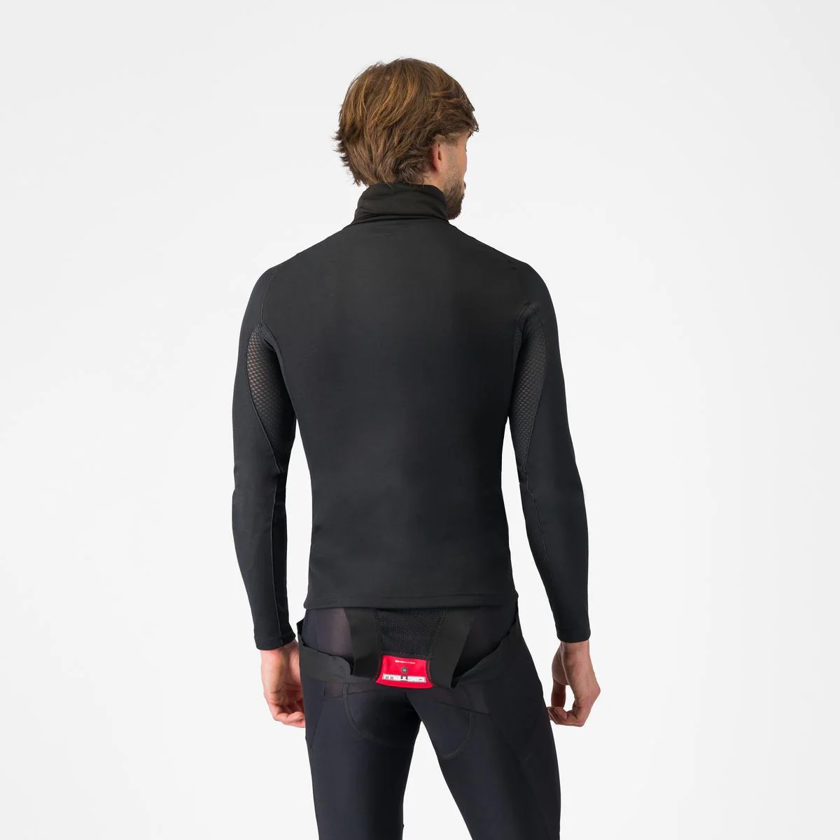 Sous-Vêtement CASTELLI FLANDERS 2 HIGH NECK WARMER Manches Longues Noir - Image 3