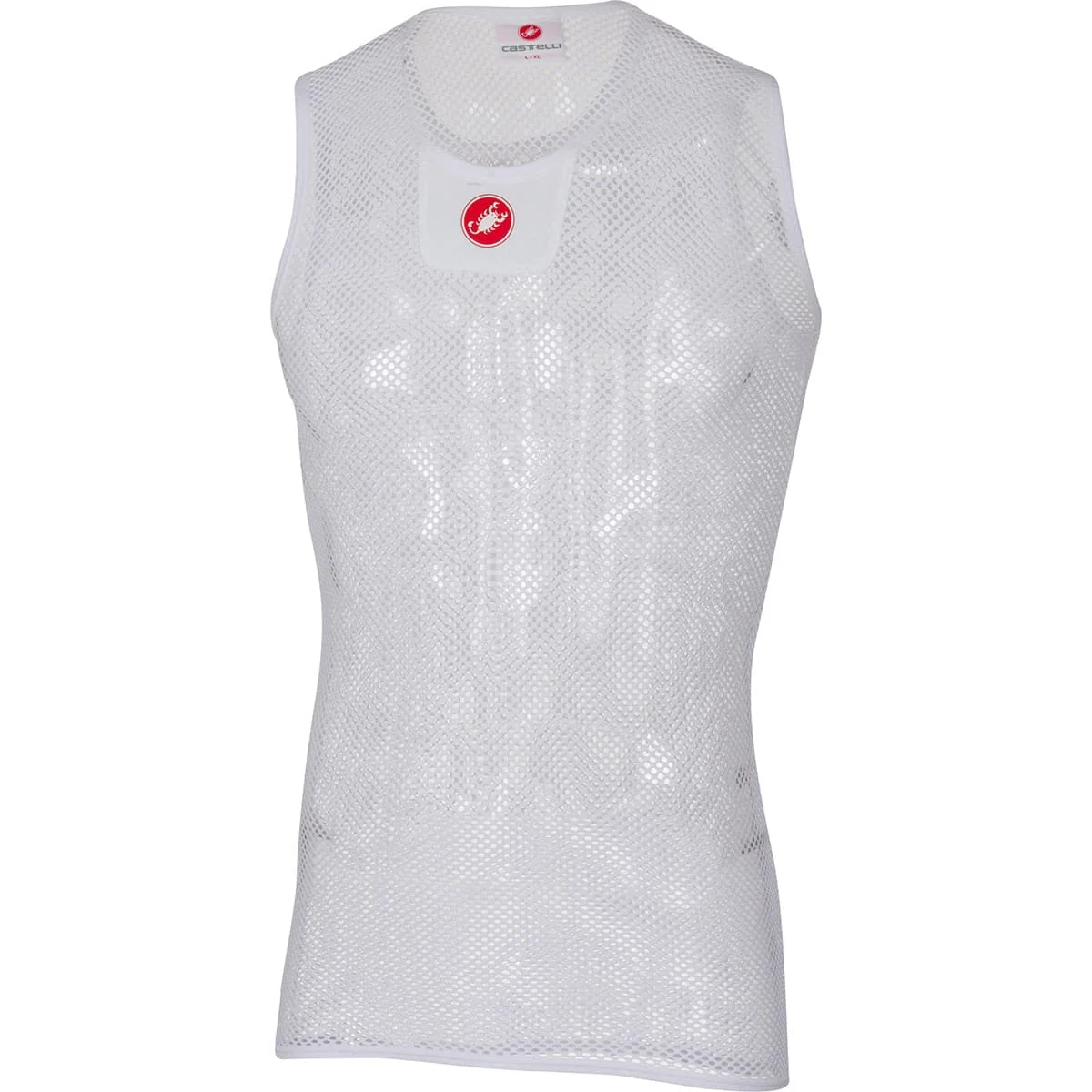 Sous-Vêtement CASTELLI CORE MESH 3 Sans Manches Blanc