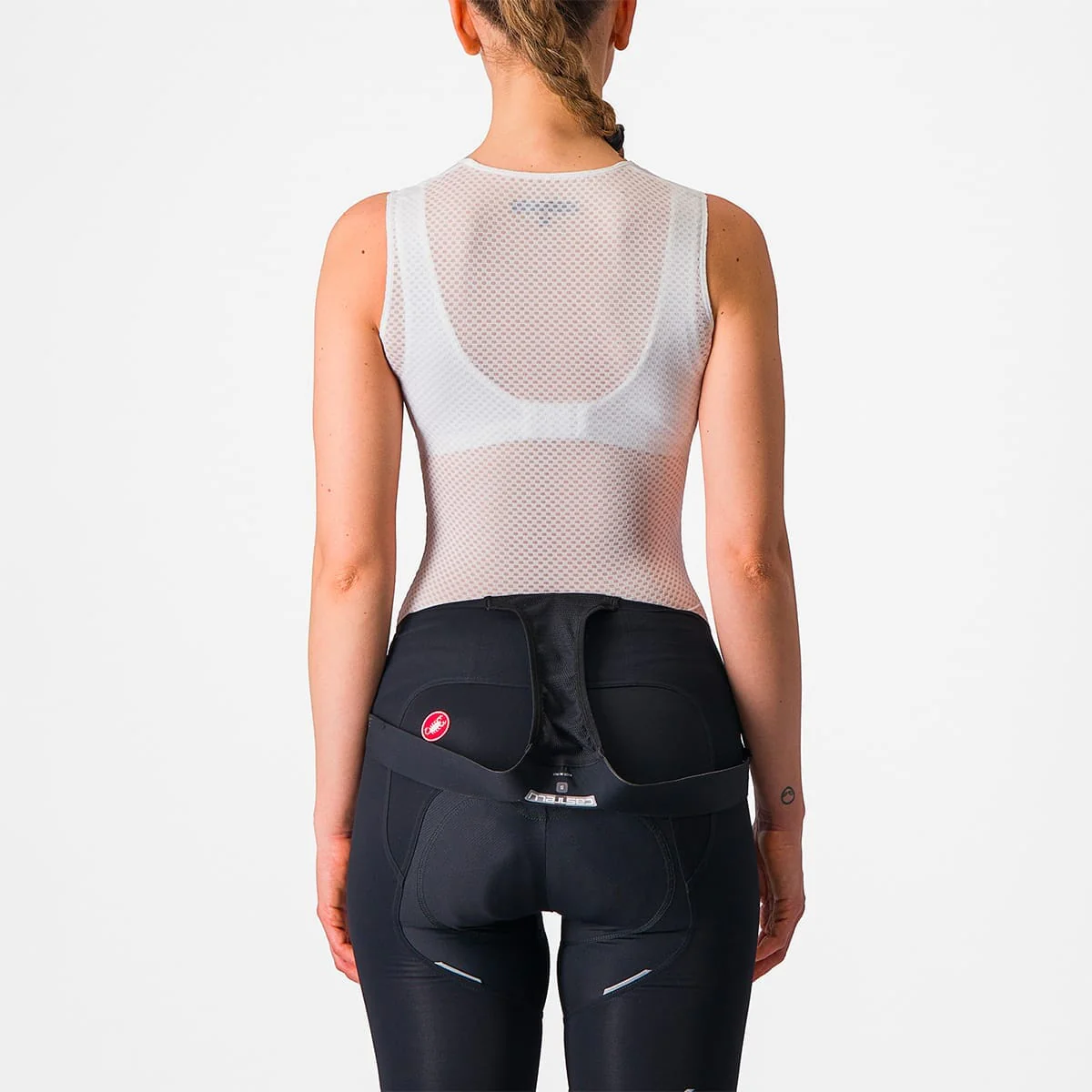 Sous-Vêtement CASTELLI PRO MESH Femme Sans Manches Blanc - Image 2