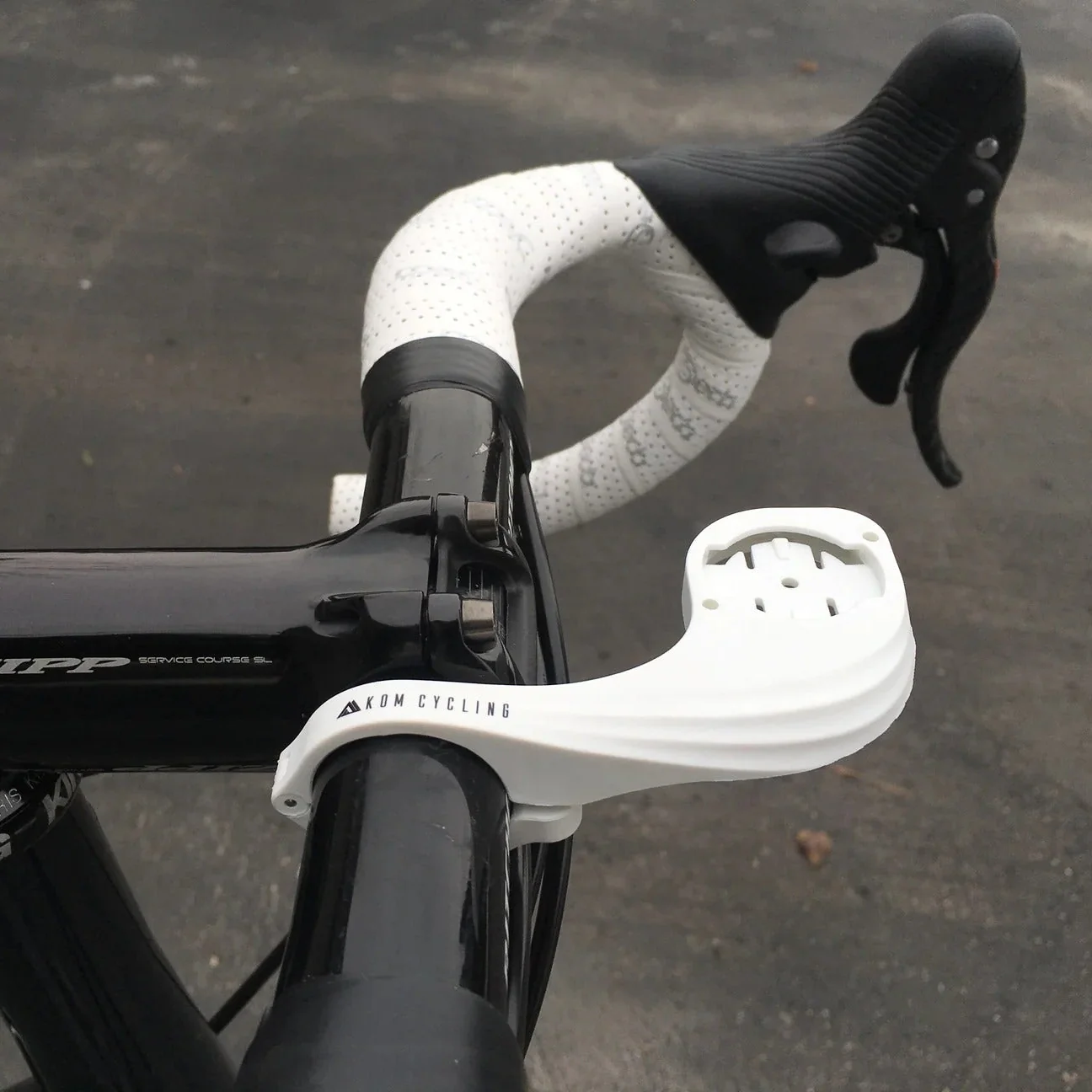Support de Cintre pour GPS WAHOO KOM CYCLING Blanc - Image 2