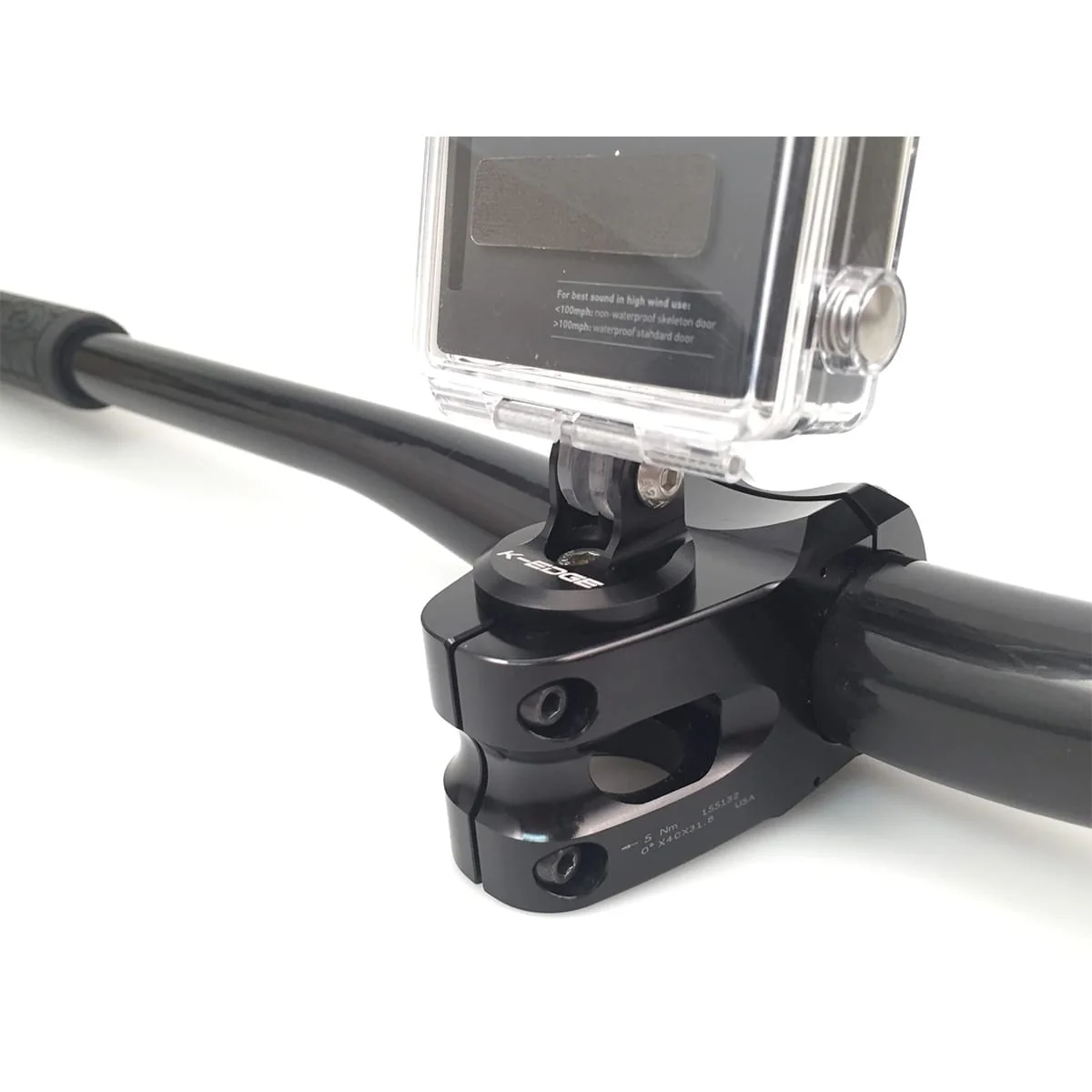 Support Potence K-EDGE GO BIG TOP CAP pour GoPro Noir - Image 2