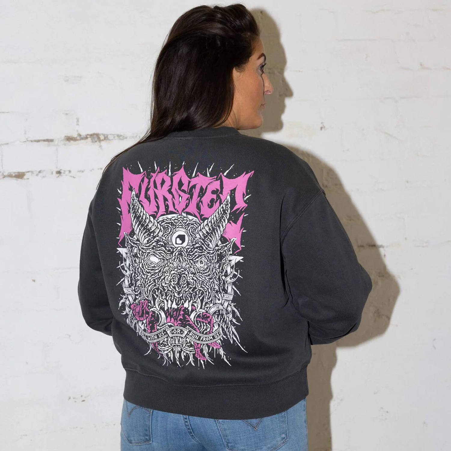 Sweat BURGTEC WOMEN'S ROLL WITH US FADED - Image 2