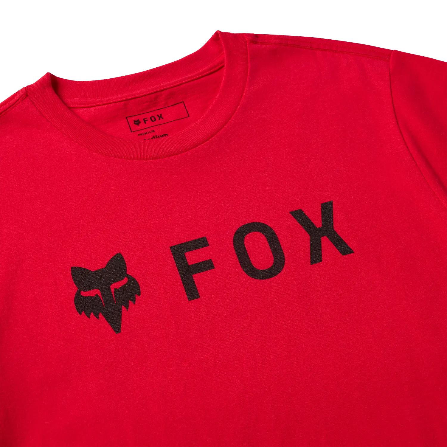 T-Shirt FOX ABSOLUTE 195 ORIGINAL Manches Courtes Rouge Flamme - Image 3