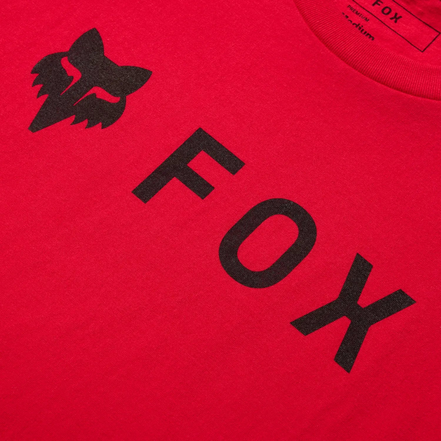 T-Shirt FOX ABSOLUTE 195 ORIGINAL Manches Courtes Rouge Flamme - Image 4