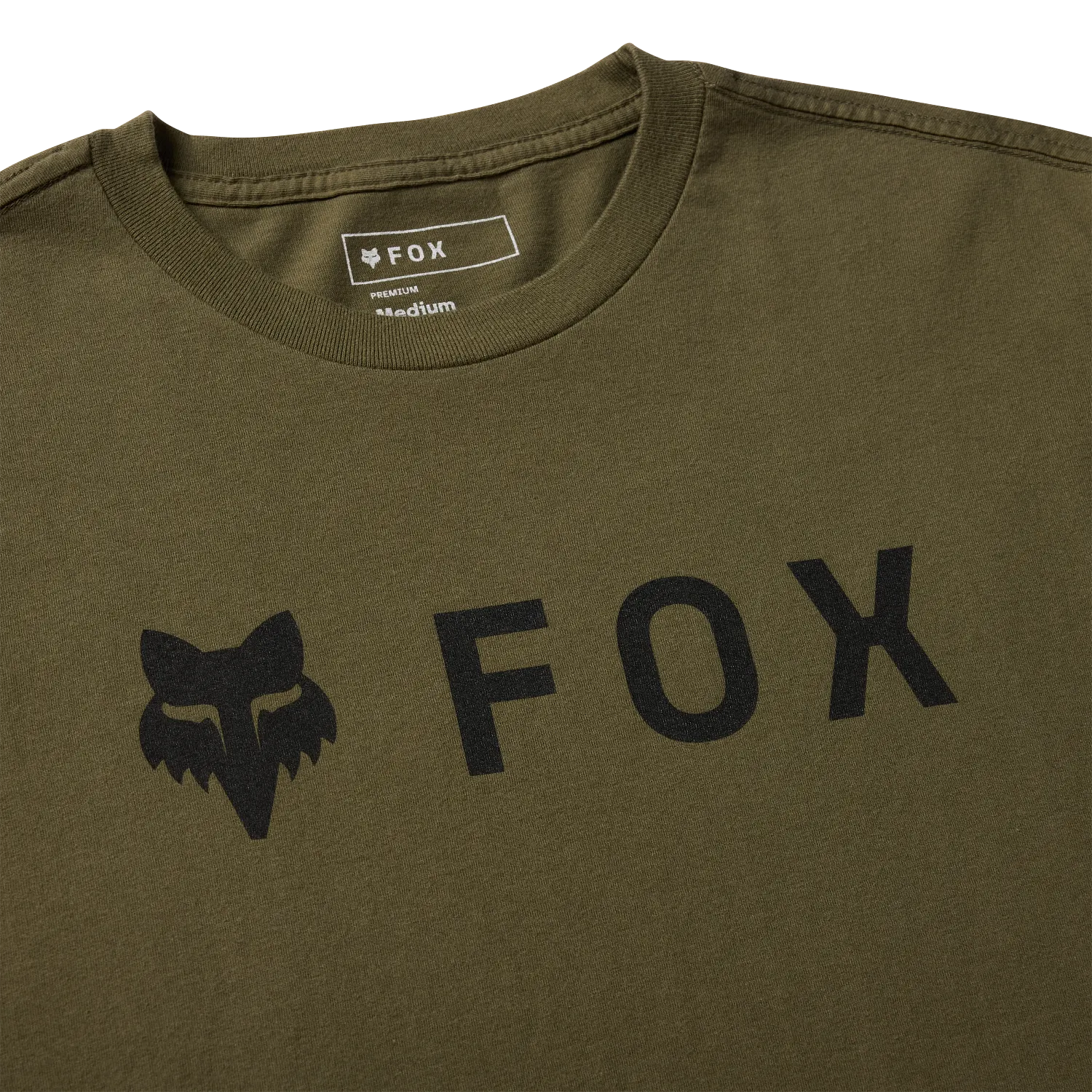 T-Shirt FOX ABSOLUTE 195 ORIGINAL Manches Courtes Vert Olive - Image 3