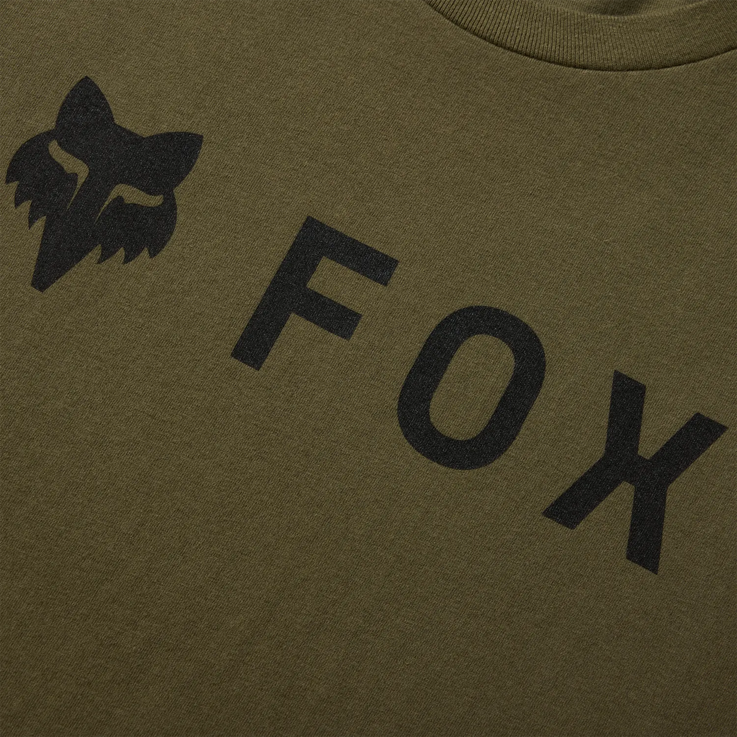 T-Shirt FOX ABSOLUTE 195 ORIGINAL Manches Courtes Vert Olive - Image 4