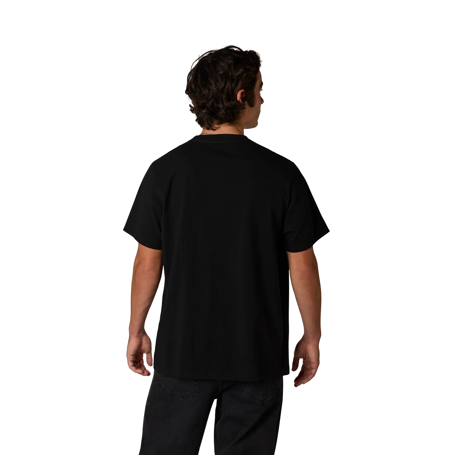 T-Shirt FOX BADGE 195 ORIGINAL Manches Courtes Noir - Image 4