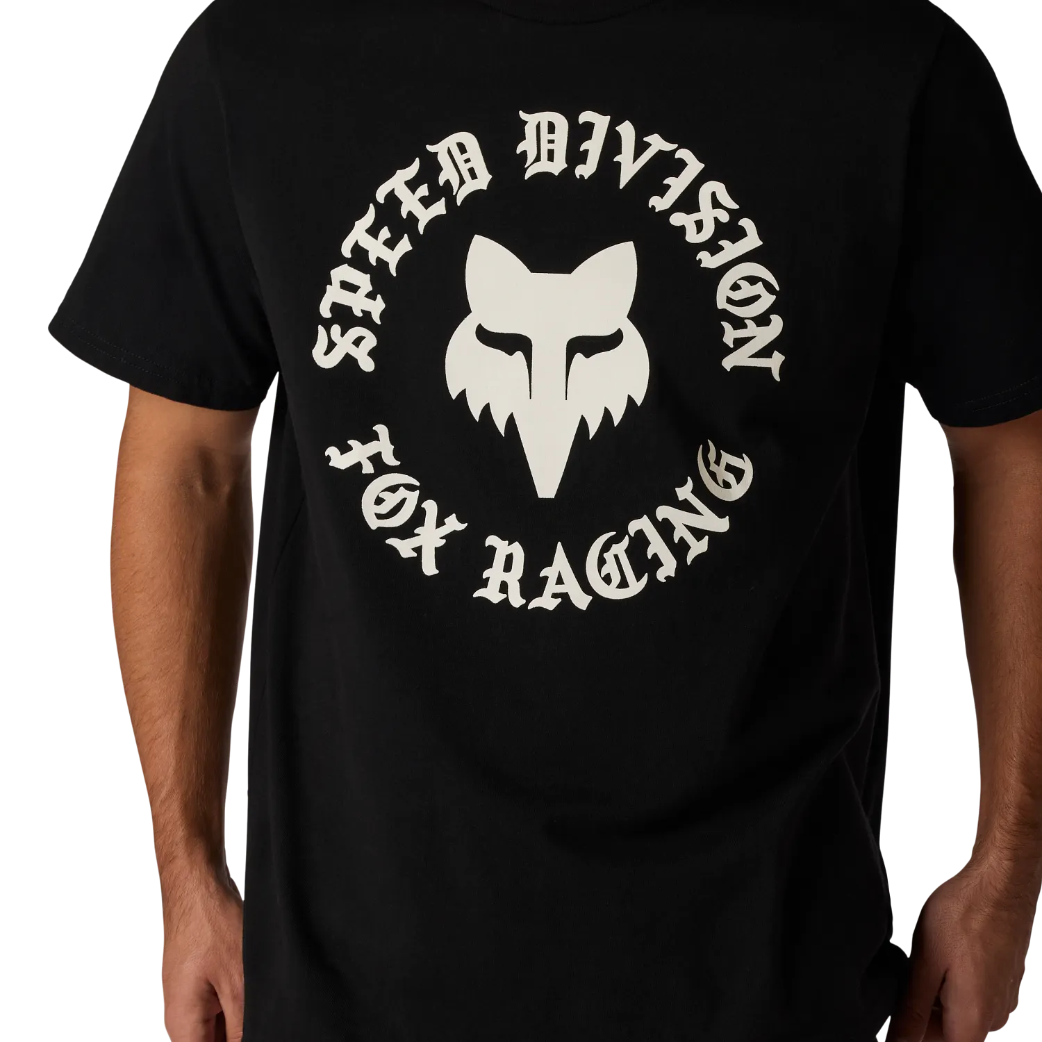 T-Shirt FOX BADGE 195 ORIGINAL Manches Courtes Noir - Image 5