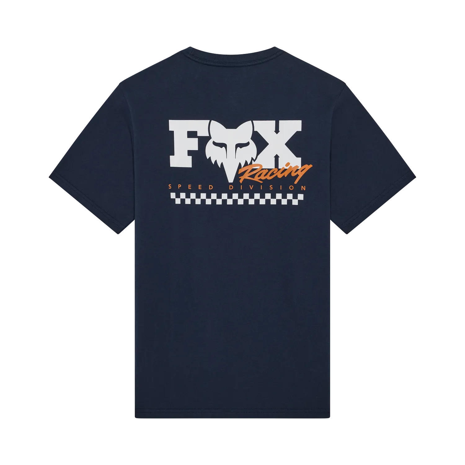 T-Shirt FOX CHECKER 195 ORIGINAL Manches Courtes Bleu Midnight - Image 2
