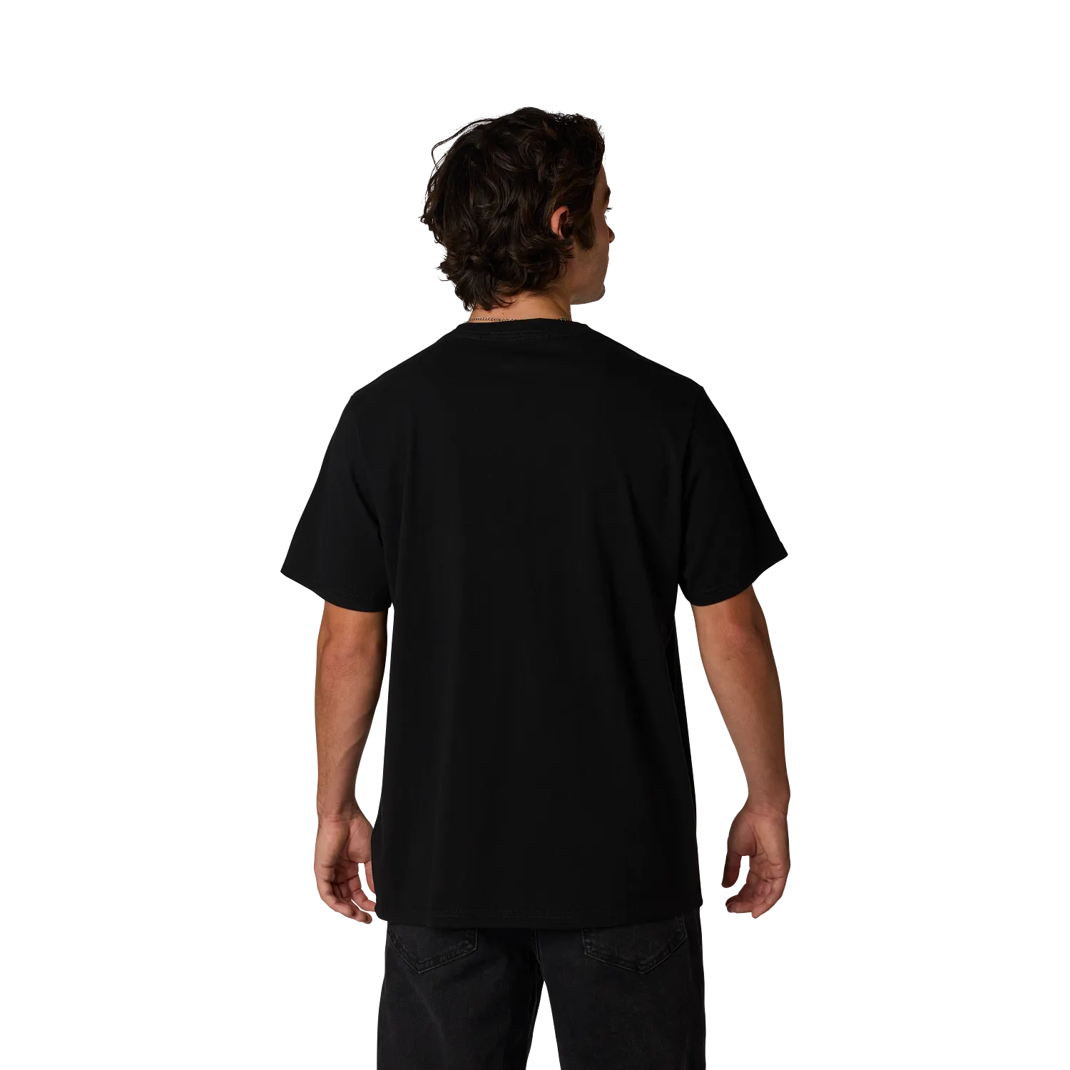 T-Shirt FOX HEAD 195 ORIGINAL Manches Courtes Noir/Blanc - Image 3