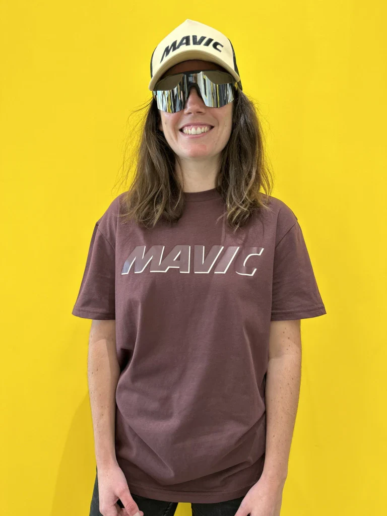 T-Shirt MAVIC CORPORATE LOGO Aubergine - Image 3