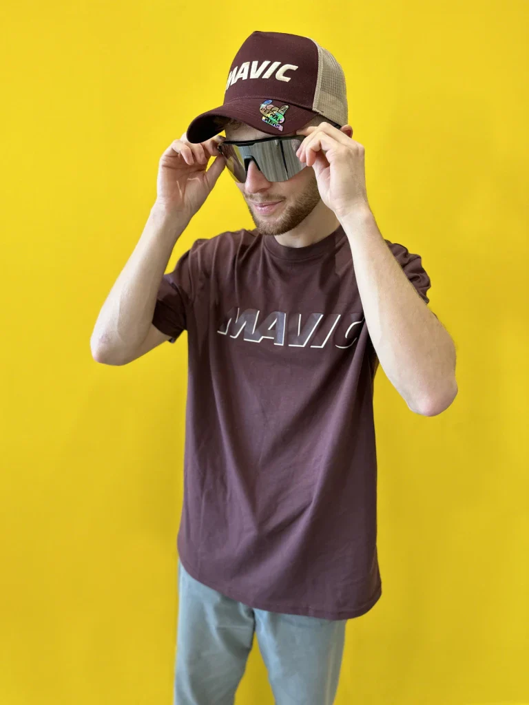 T-Shirt MAVIC CORPORATE LOGO Aubergine - Image 4