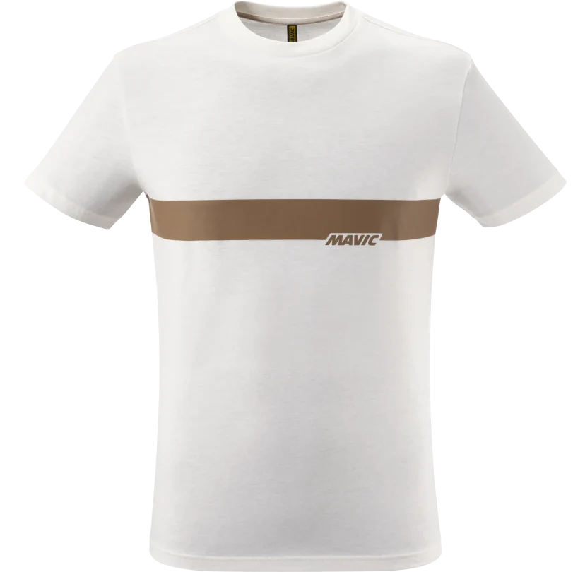 T-Shirt MAVIC CORPORATE STRIPE Blanc