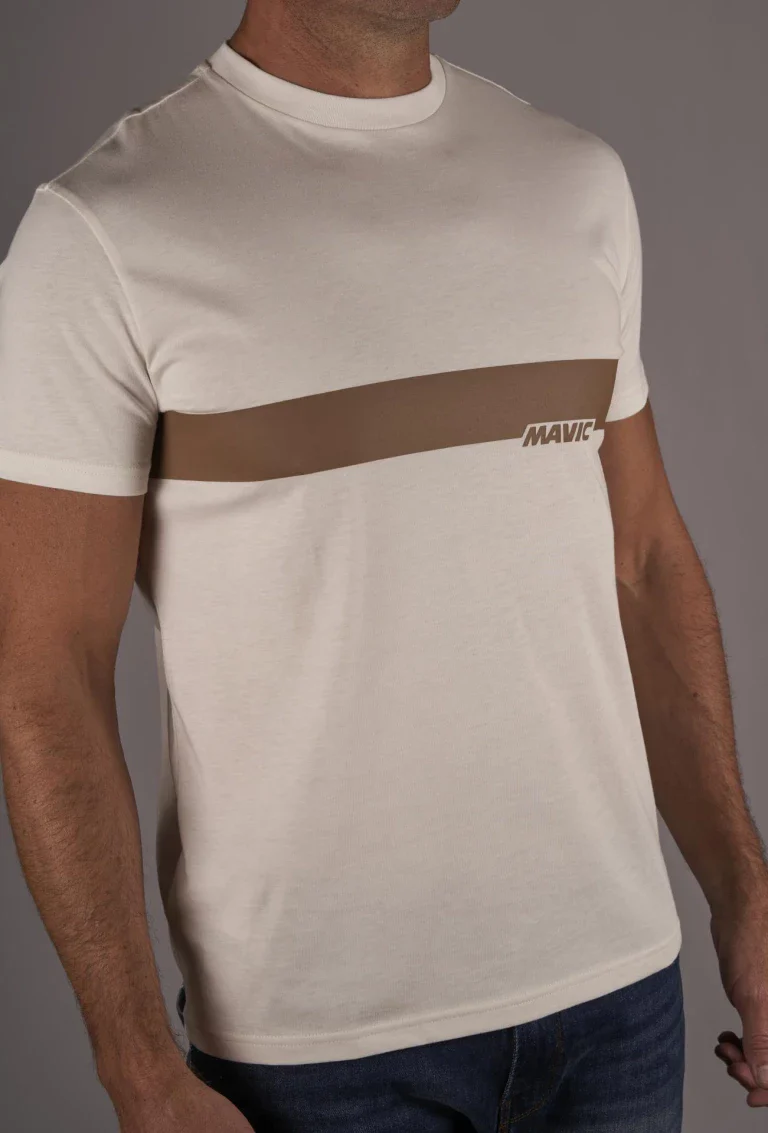 T-Shirt MAVIC CORPORATE STRIPE Blanc - Image 3