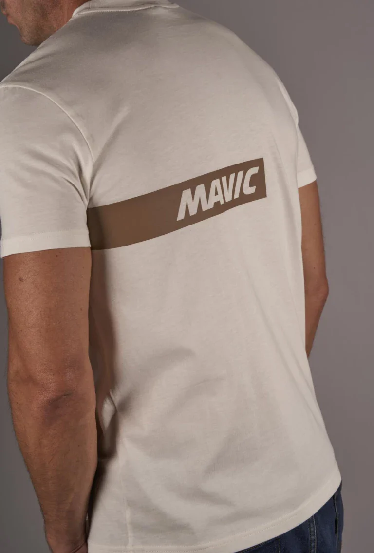 T-Shirt MAVIC CORPORATE STRIPE Blanc - Image 4