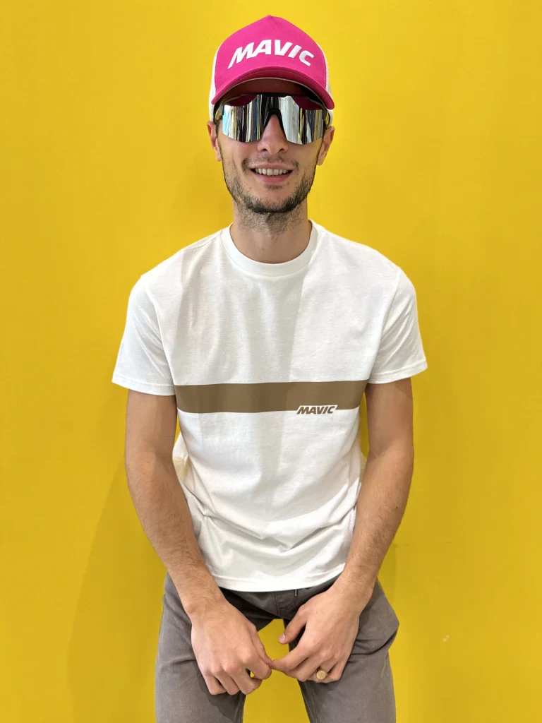 T-Shirt MAVIC CORPORATE STRIPE Blanc - Image 5