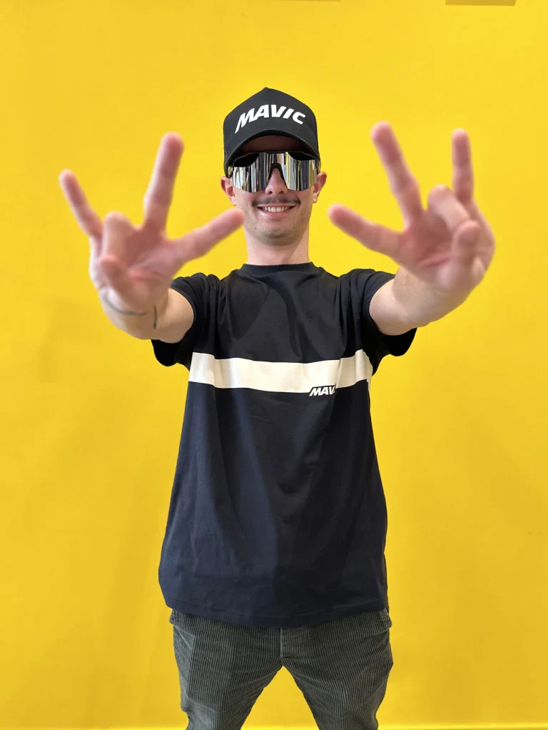 T-Shirt MAVIC CORPORATE STRIPE Noir - Image 5