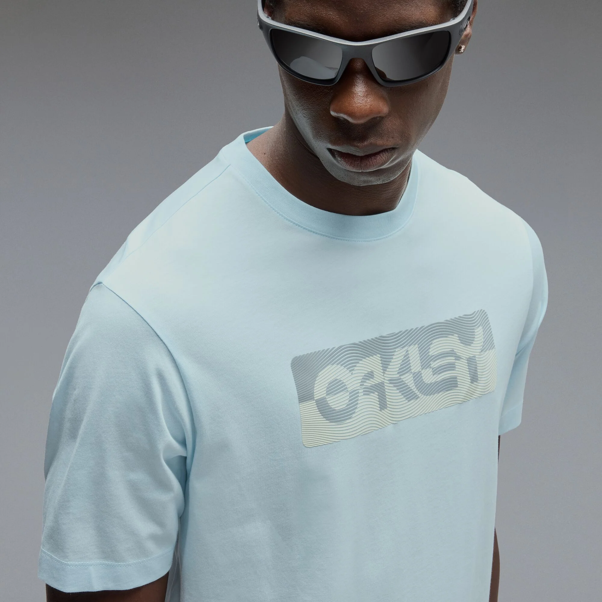 T-Shirt OAKLEY DUALITY B1B Bleu Frost - Image 4