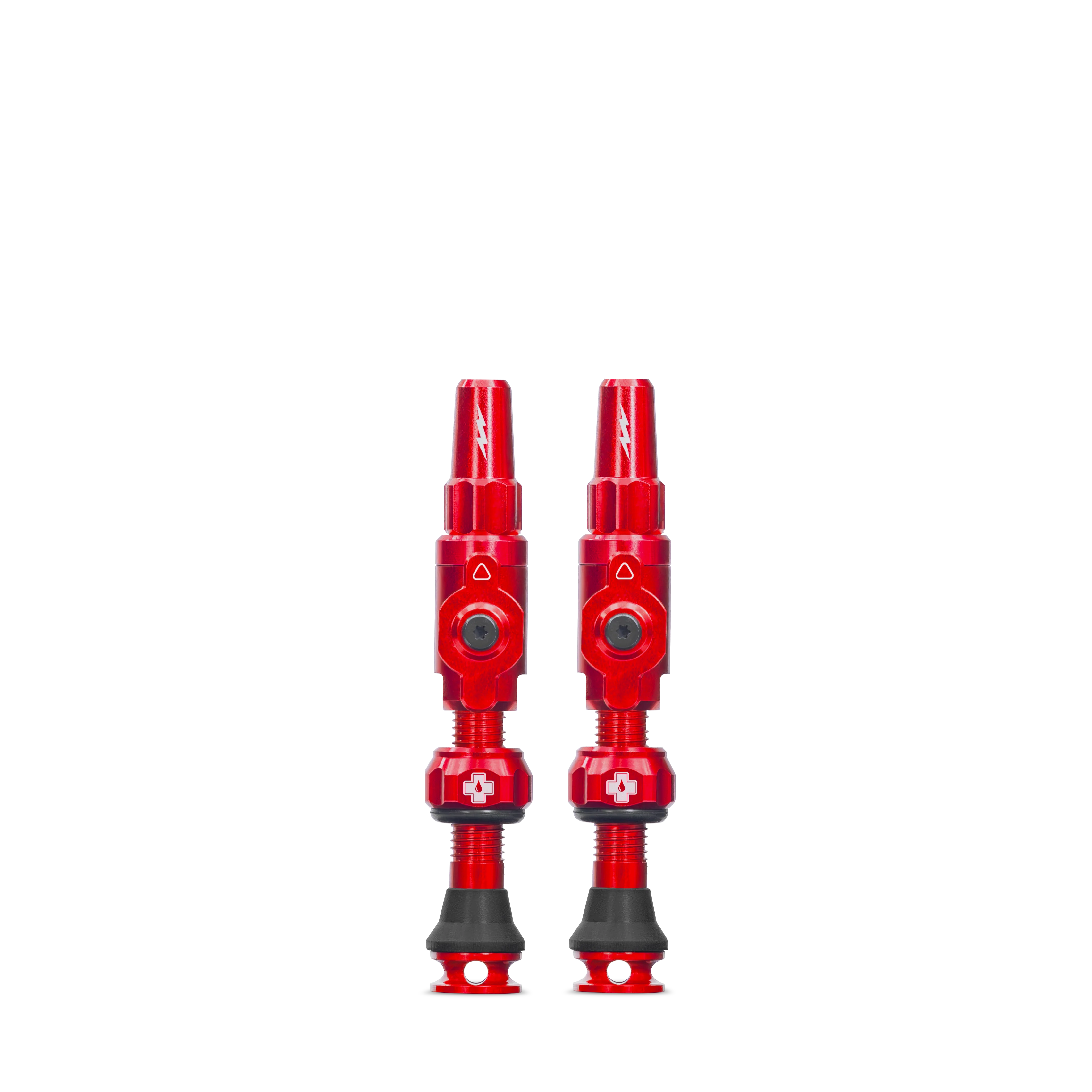Valves Tubeless MUC-OFF Big Bore Lite (Presta) Médium Rouge