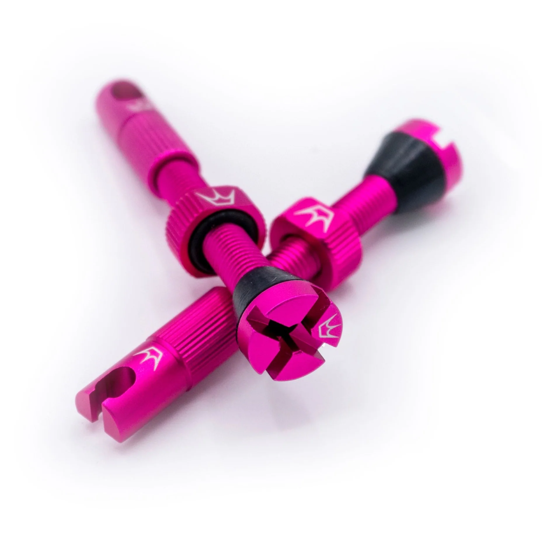 Valves Tubeless PEATY'S x Chris King MK2 Presta 42 mm (x2) Rose - Image 2