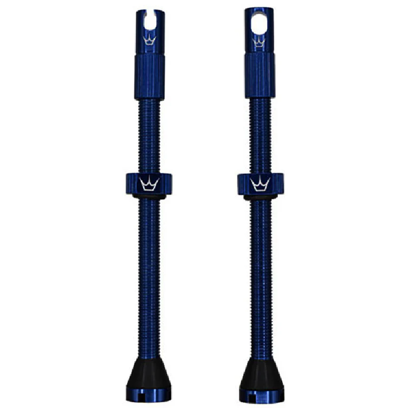 Valves Tubeless PEATY'S x Chris King MK2 Presta 80 mm (x2) Bleu