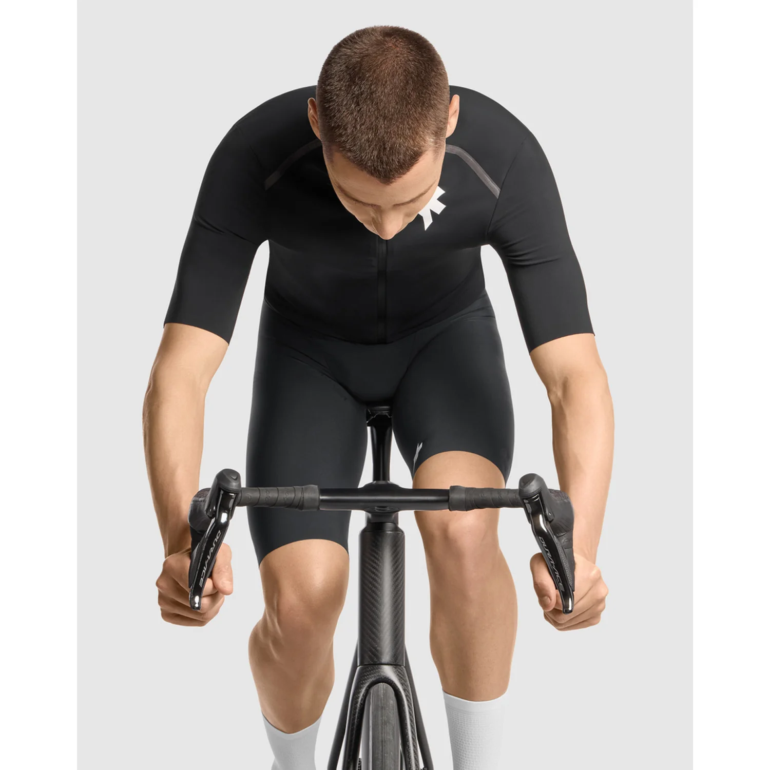 Maillot ASSOS EQUIPE R THERMO RAIN S11 Manches courtes Noir - Image 5