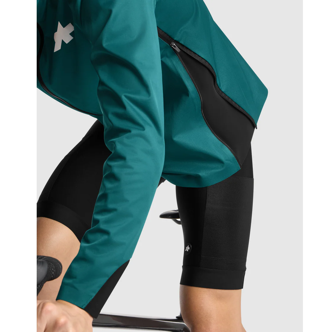 Veste ASSOS TACTICA RAIN T5 Foundation Green - Image 5