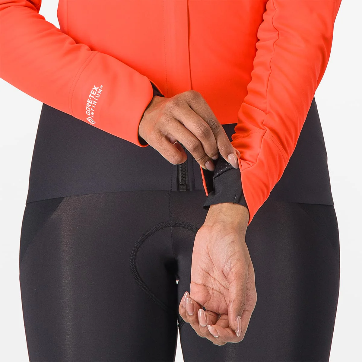 Veste CASTELLI ALPHA DOPPIO ROS Femme Corail/Noir - Image 7